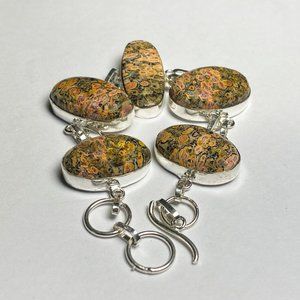 Leopardskin Jasper Bracelet